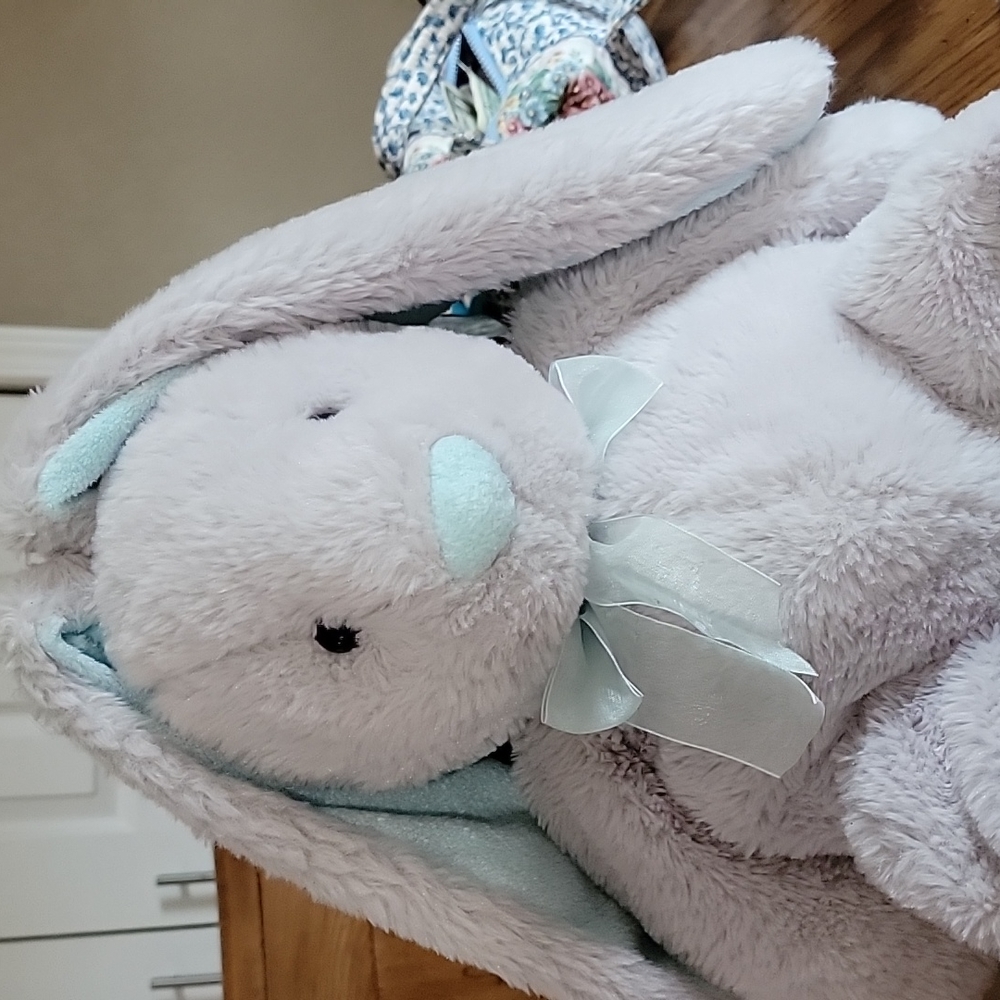 HUG FUN GREY BUNNY.